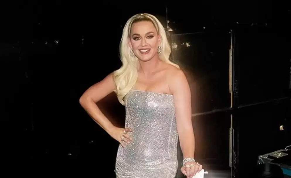 Katy Perry emocionada con los logros de su hija.