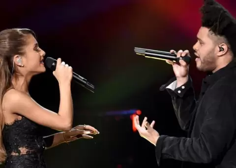 Colaboracin de Ariana Grande y The Weeknd 'Save your tears' encabeza lista Billboard