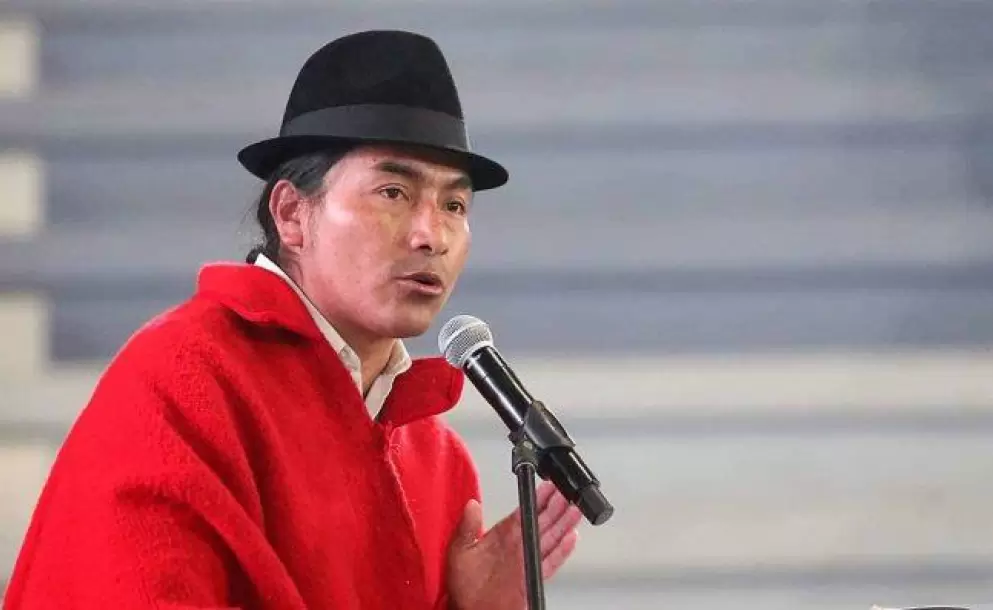Leonidas Iza: "Nosotros no somos oposicin al Gobierno Nacional; sino al modelo econmico"