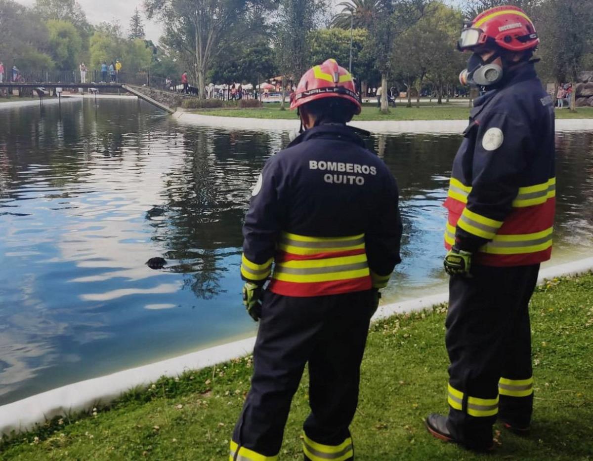 Un cadáver fue encontrado en la laguna del parque La Carolina de Quito ...