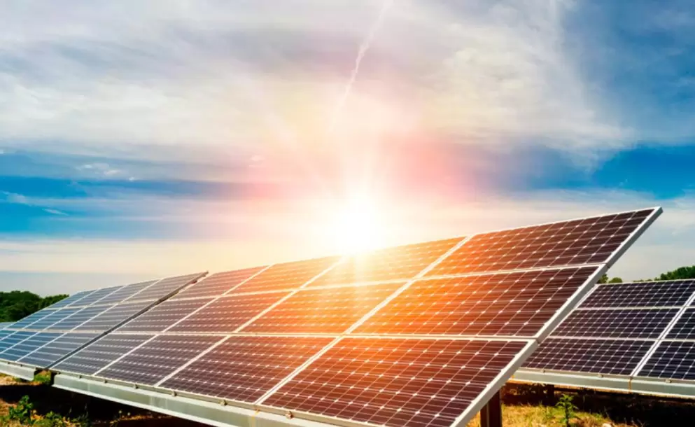 Energa renovable con paneles solares