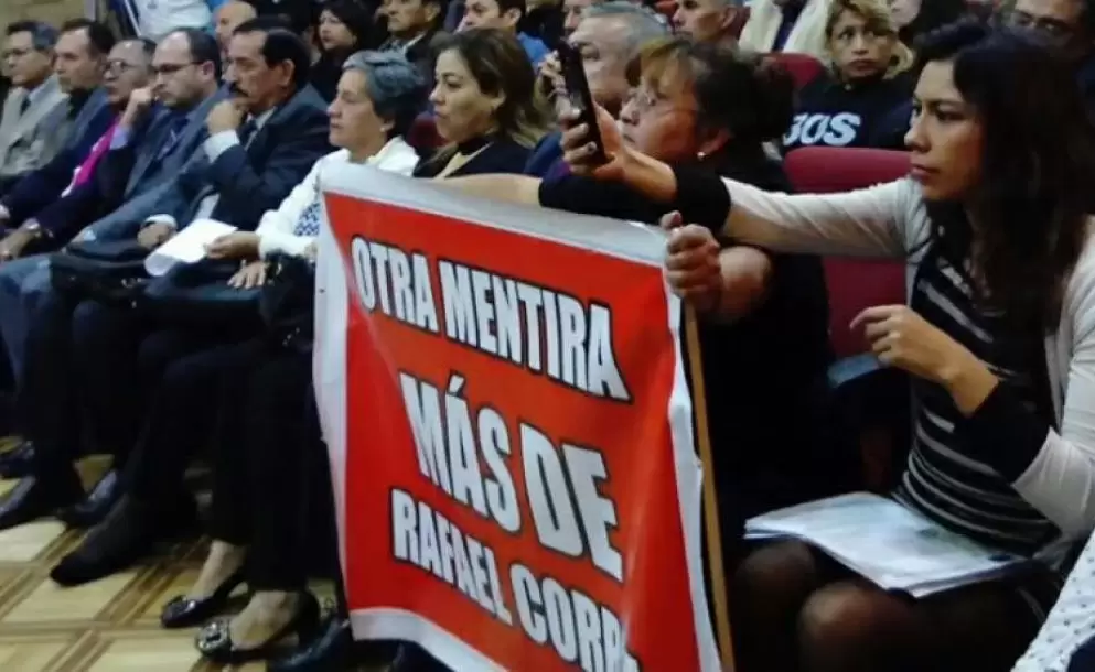 Caso 30-S: "Por una fotografa, 12 aos de prisin"; "acabaron con nuestra vida, profesin y metas"