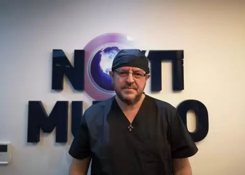 Santiago Carrasco, presidente de la Federaci�n M�dica Ecuatoriana.