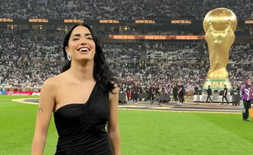 Lali Espósito interpretó el himno argentino en la final del Mundial