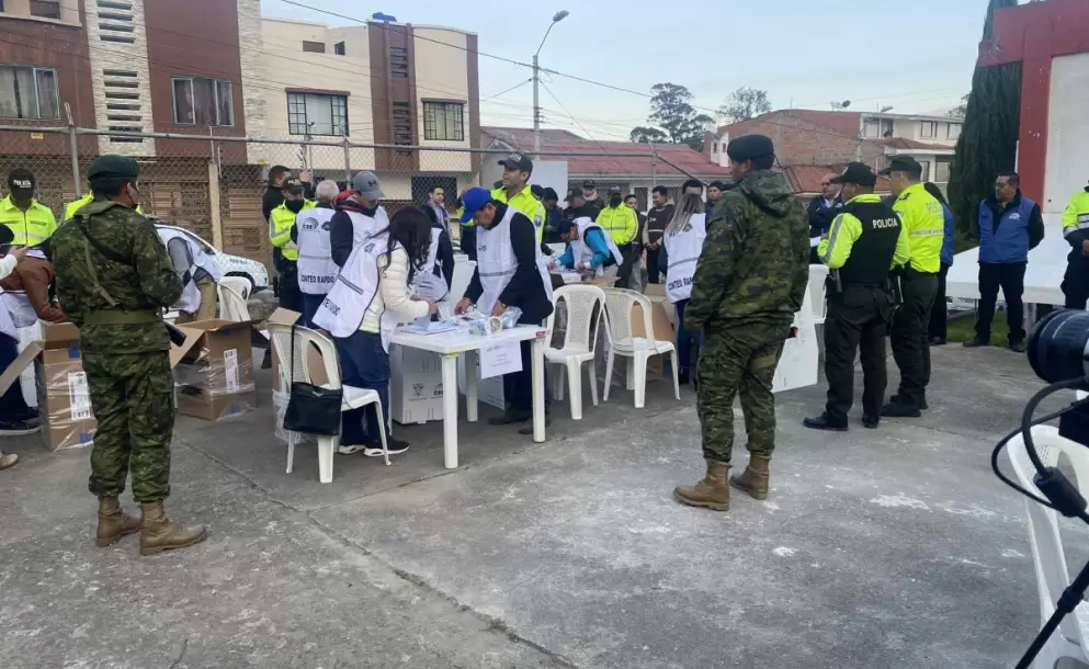 “Fuerzas de Reacción Inmediata” se conformaron para recintos electorales ubicados en zonas conflictivas