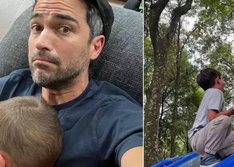Poncho Herrera comparte video junto a sus hijos: 'Entreteniendo a la banda'