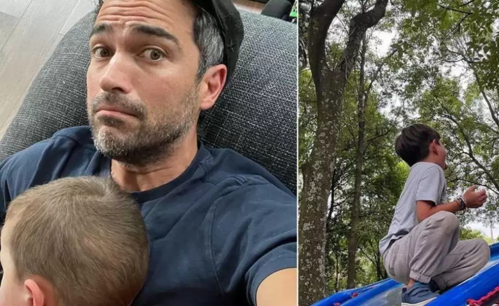 Poncho Herrera comparte video junto a sus hijos: 'Entreteniendo a la banda'