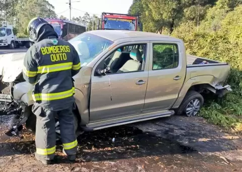 Accidente de tránsito en Quito.