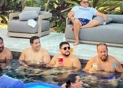 La 'foto de la piscina' en Miami, Estados Unidos.
