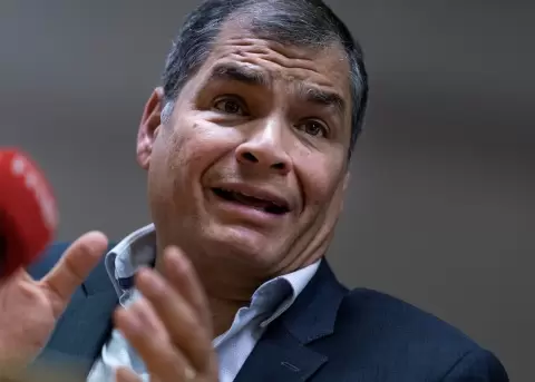 Rafael Correa, expresidente de Ecuador.