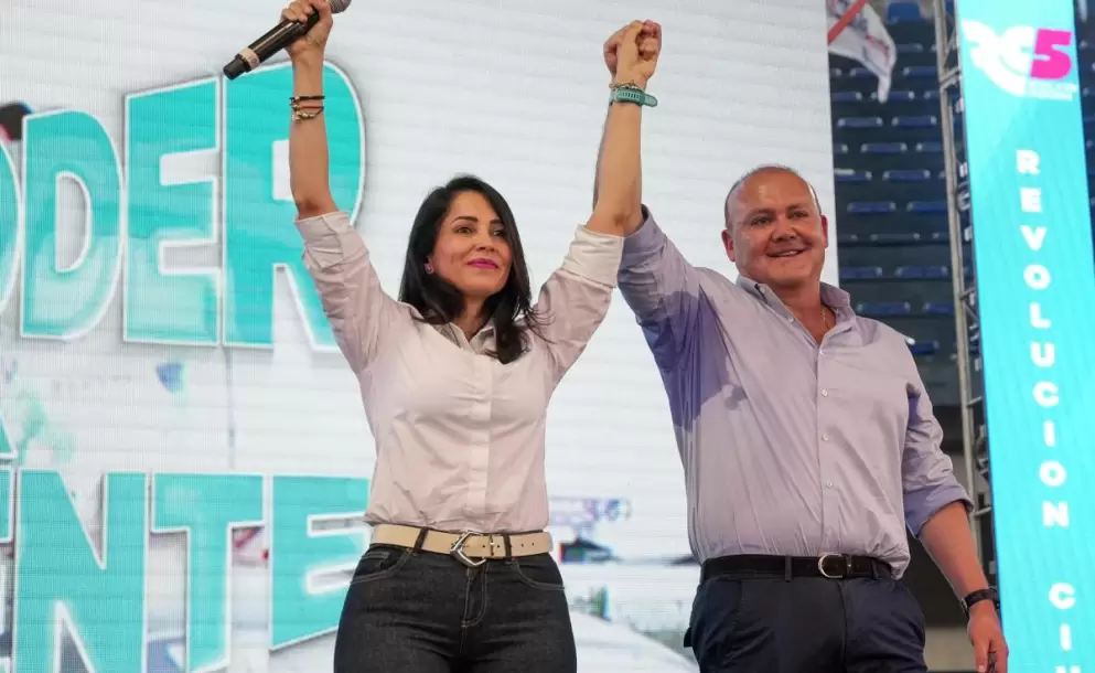 Luisa Gonzlez y Diego Borja conforman el binomio del corresmo para las elecciones presidenciales