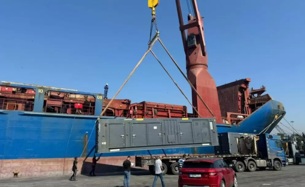Generadores para nueva central trmica en Esmeraldas partieron desde Lbano, anuncia Ministerio de Energa