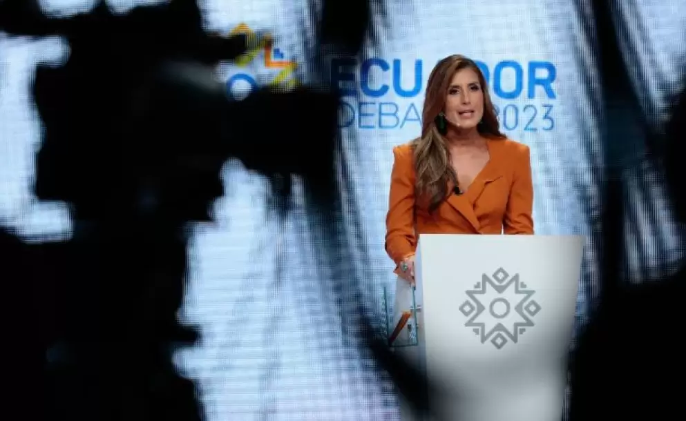 Ruth del Salto ser, otra vez, la moderadora del debate presidencial entre Daniel Noboa y Luisa Gonzlez