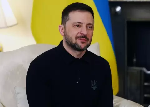 Volodimir Zelensky, presidente de Ucrania.