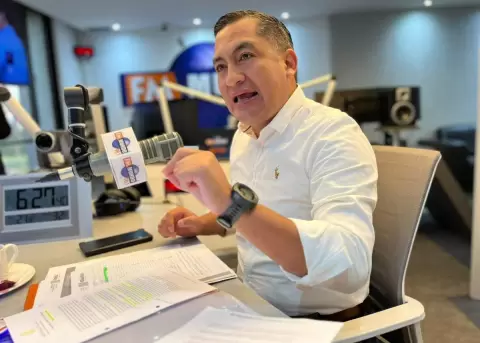 Fidel Chamba, concejal de Quito y presidente de la Comisi�n de Presupuesto.