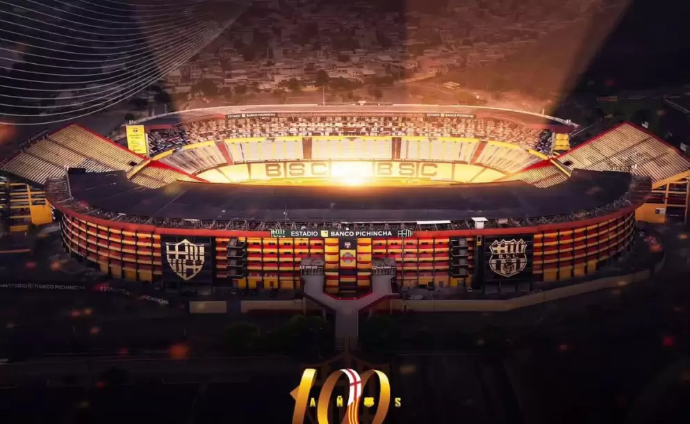 Barcelona SC festeja sus 100 aos de historias.