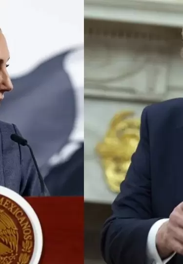 Sheinbaum y Trump acuerdan «mejorar» el balance comercial entre México y EE.UU.