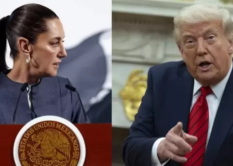 Sheinbaum y Trump acuerdan «mejorar» el balance comercial entre México y EE.UU.