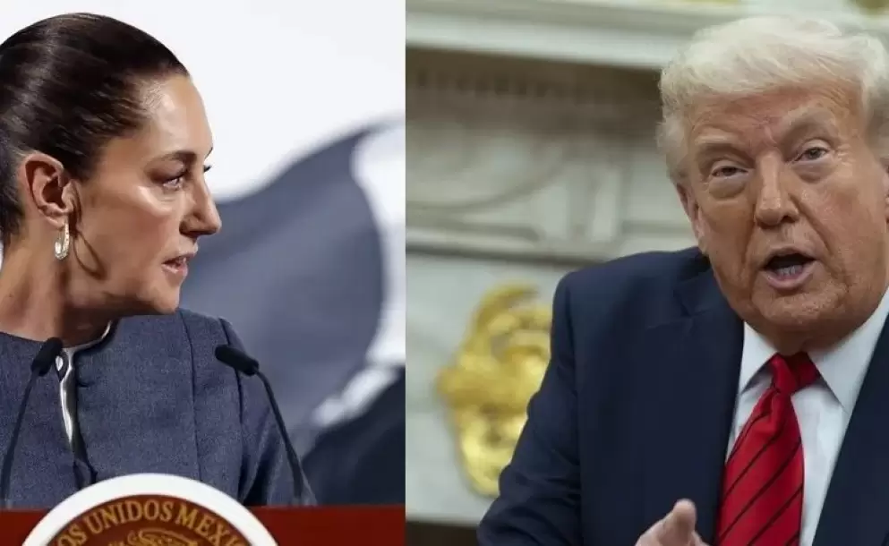 Sheinbaum y Trump acuerdan «mejorar» el balance comercial entre México y EE.UU.