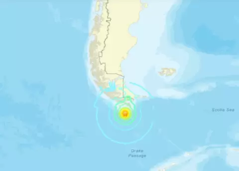 Terremoto en Chile.