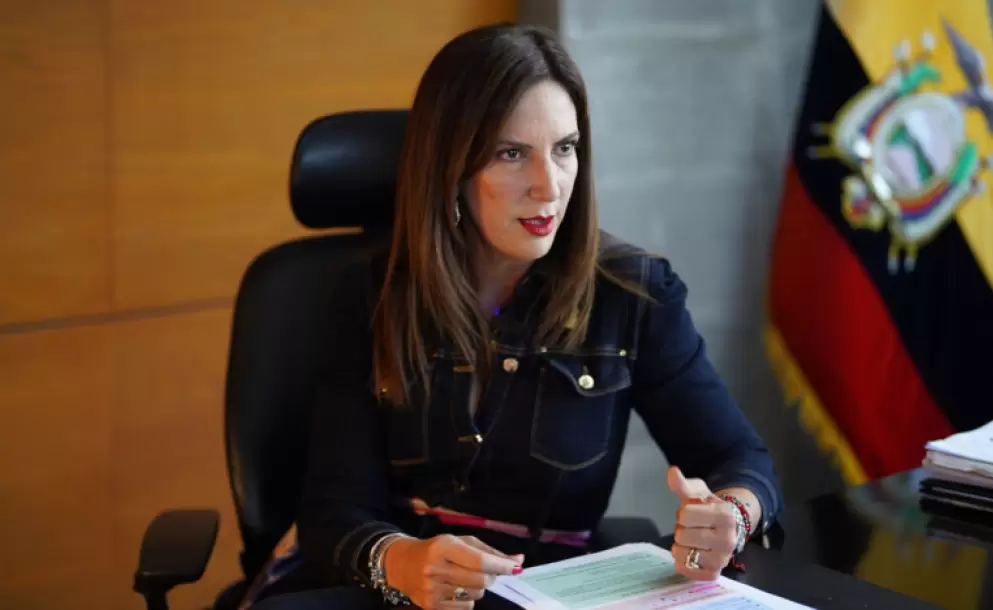 Alegra Crespo, ministra de Educacin.
