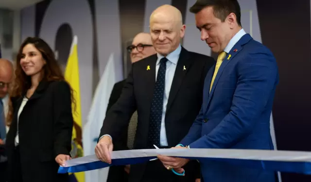 El presidente Daniel Noboa asisti a la inauguracin del Centro de Cooperacin, Innovacin y Emprendimiento del Ecuador en Israel.
