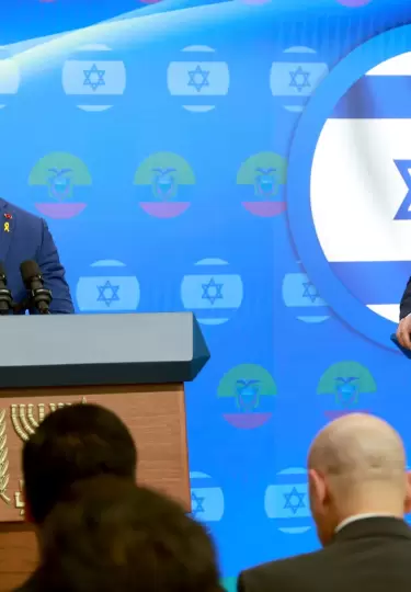 Daniel Noboa y Benjamín Netanyahu se reúnen en Israel.