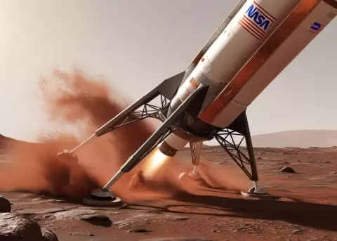 NASA planea aterrizar en Marte en 2026 con apoyo internacional.