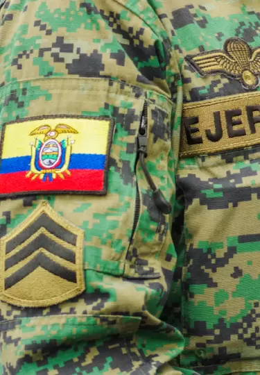Imagen referencial de un soldado ecuatoriano.