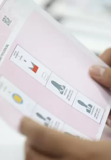 En el balotaje, los votantes ejercan su derecho en una sola papeleta.