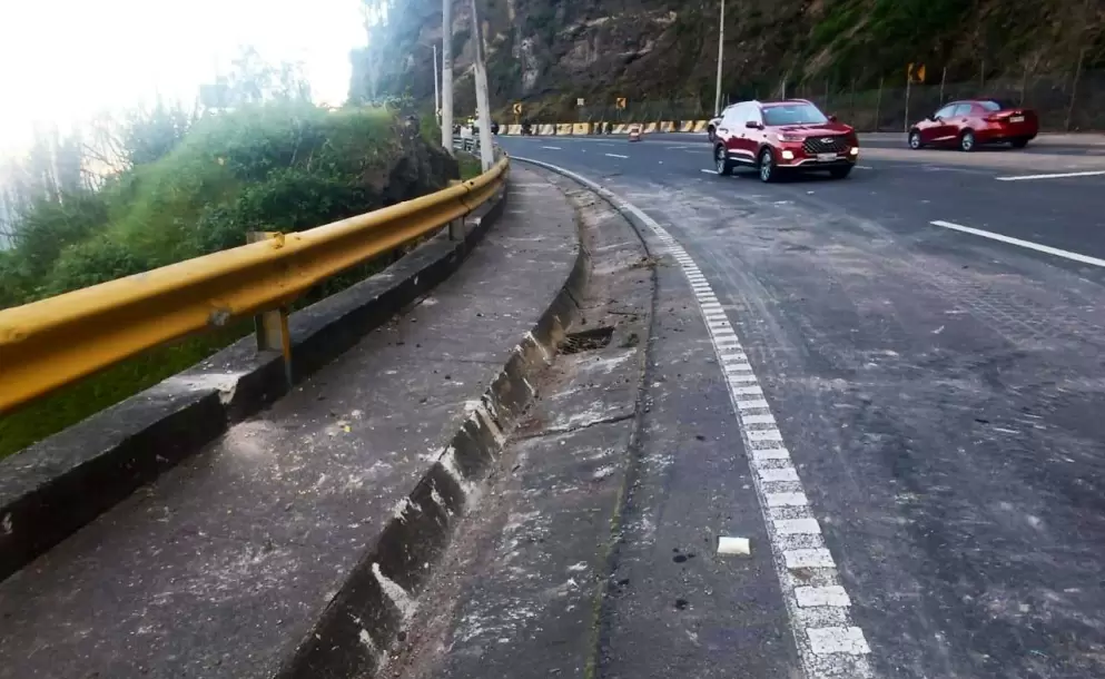 Se habilita la circulacin por el tnel Guayasamn tras derrumbe