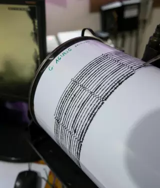 Un sismgrafo, en una fotografa de archivo.