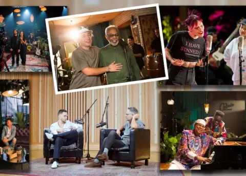 Conversaciones ntimas entre generaciones de artistas latinos destacados.