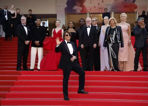 Tom Cruise deslumbra en Cannes con su última misión cinematográfica