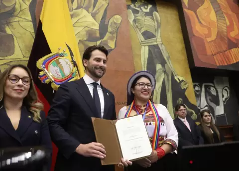 Con 80 votos a favor, el Pleno de la nueva Asamblea Nacional eligió al legislador oficialista Niels Olsen, como presidente del Legislativo