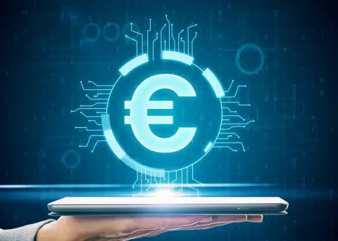 Moneda digital europea para pagos seguros y accesibles.