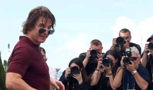 Tom Cruise continúa con sus visitas promocionales.