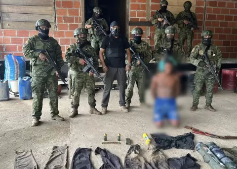 Presunto integrante del Tren de Aragua fue capturado en operativo militar en Orellana