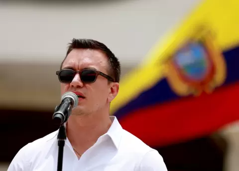 Daniel Noboa, presidente de la Rep�blica.