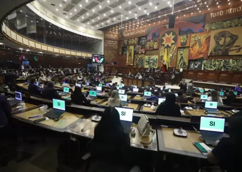 En una sola votación, la Asamblea Nacional del Ecuador aprobó este jueves con 78 votos a favor la creación de las 15 comisiones
