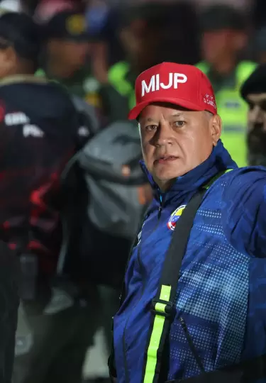 El titular de Interior y Justicia de Venezuela, Diosdado Cabello.