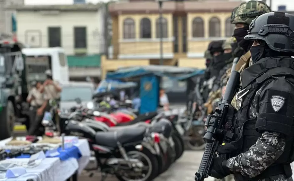 Operativo Apolo 17 desmantela seis grupos delictivos en zonas conflictivas de Guayaquil