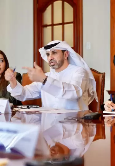 Una delegación de Emiratos Árabes se reúne con autoridades ecuatorianas.
