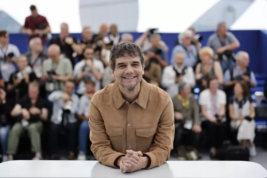 El brasileo Wagner Moura, durante la presentacin de la pelcula 'O Agente Secreto (El agente secreto)' en la 78 edicin del Festival de Cannes. EFE/