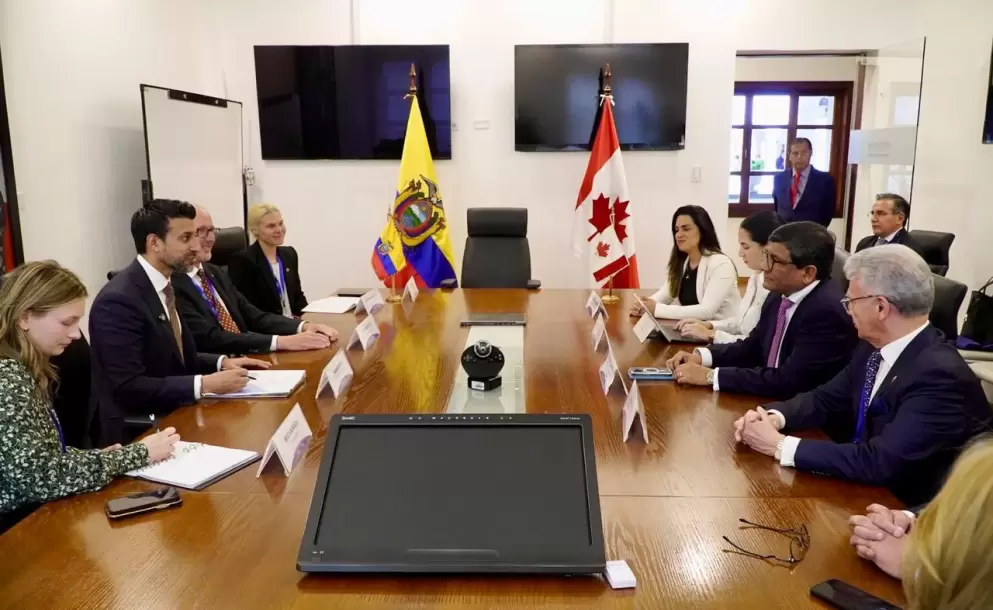 Ecuador y Canadá suscriben una declaración para 