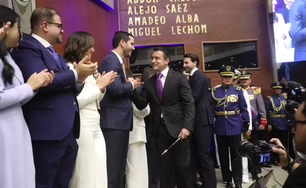 El presidente Daniel Noboa nombra a su Gabinete Ministerial para su nuevo Gobierno
