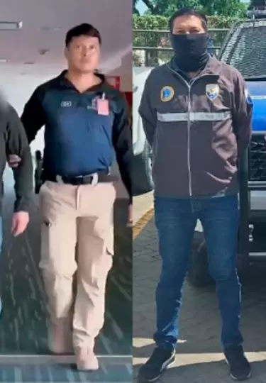 Sospechosos detenidos por delitos contra menores de edad en Ecuador.