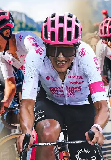 Richard Carapaz está segundo en el Giro de Italia.