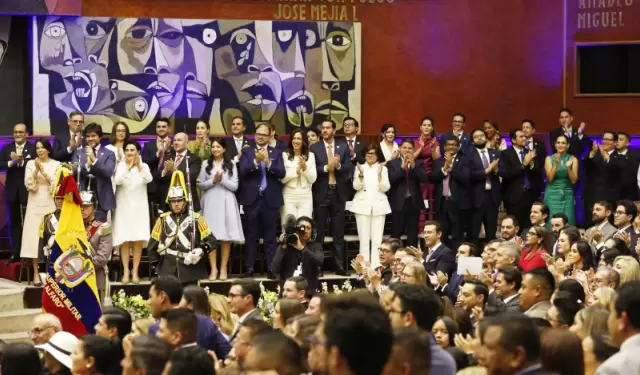 Daniel Noboa ratificó a 25 funcionarios de su gabinete ministerial.