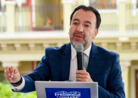 Pabel Muñoz, alcalde de Quito.